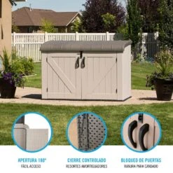 Arcón Para Exterior Ultrarresistente Lifetime 190x106x131 Cm Uv100 -OUTSUNNY TIENDA 97eb5c504256c735a3db98cba8a6af5d81c42ca2 a53f7988ea8943d9b0d354f8188bfb9f