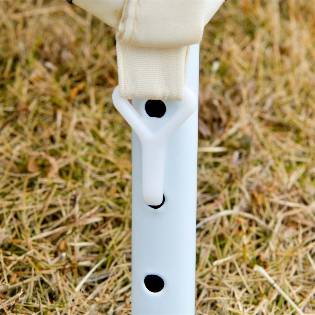 Outsunny Carpa De Jardín 3x3 M Cenador Con 4 Partes Laterales Mosquitera Con Cremallera Protección UV Para Patio Exterior Eventos Fiesta Beige 11 Outsunny Carpa De Jardín 3x3 M Cenador Con 4 Partes Laterales Mosquitera Con Cremallera Protección UV Para Patio Exterior Eventos Fiesta Beige - Imagen 9