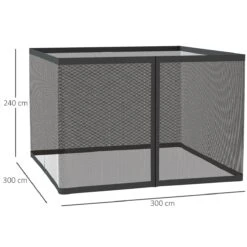 Outsunny Mosquitera Para Sombrilla Mosquitera Para Aire Libre Para Paraguas 300x300x240 Cm Red Para Sombrilla De Malla De Patio Con Cremallera Negro 13 Outsunny Mosquitera Para Sombrilla Mosquitera Para Aire Libre Para Paraguas 300x300x240 Cm Red Para Sombrilla De Malla De Patio Con Cremallera Negro -OUTSUNNY TIENDA 99f9e11bff84e4e66773dea34410803503ad4d4b 56e61fe7511241be8a3eafc2199f11ef