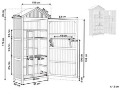 Cobertizo De Madera De Acacia Marrón/gris 200 Cm SAVOCA -OUTSUNNY TIENDA 9ad0f22bae6ffe69826c71f6bf0889d88996c32c 721f3a61357c4461ba2705f0ba7b7821