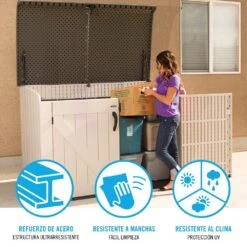 Arcón Para Exterior Ultrarresistente Lifetime 190x106x131 Cm Uv100 -OUTSUNNY TIENDA 9b51b7912d2336f785bd5928a294834afad46e00 bde4a2f0363344a682fd0d1af6853f47