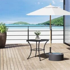 Outsunny Mesa De Jardín Cuadrada Mesa Auxiliar Exterior Con Estructura De Metal Para Patio Terraza Balcón Carga 30 Kg 45x45x50 Cm Negro 10 Outsunny Mesa De Jardín Cuadrada Mesa Auxiliar Exterior Con Estructura De Metal Para Patio Terraza Balcón Carga 30 Kg 45x45x50 Cm Negro -OUTSUNNY TIENDA 9cc895d4e6ac5a68a5560fdfff694049c1168ce8 17dab0b4d4c246b39b3031f022ce5f54