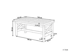 Mesa De Jardín Madera Blanca 100 X 55 Cm BALTIC II 12 Mesa De Jardín Madera Blanca 100 X 55 Cm BALTIC II -OUTSUNNY TIENDA 9ced92830ba661a41d05e7f844ca9e58be36fa9a fcad73a5da504b41a4e762706b0f380f