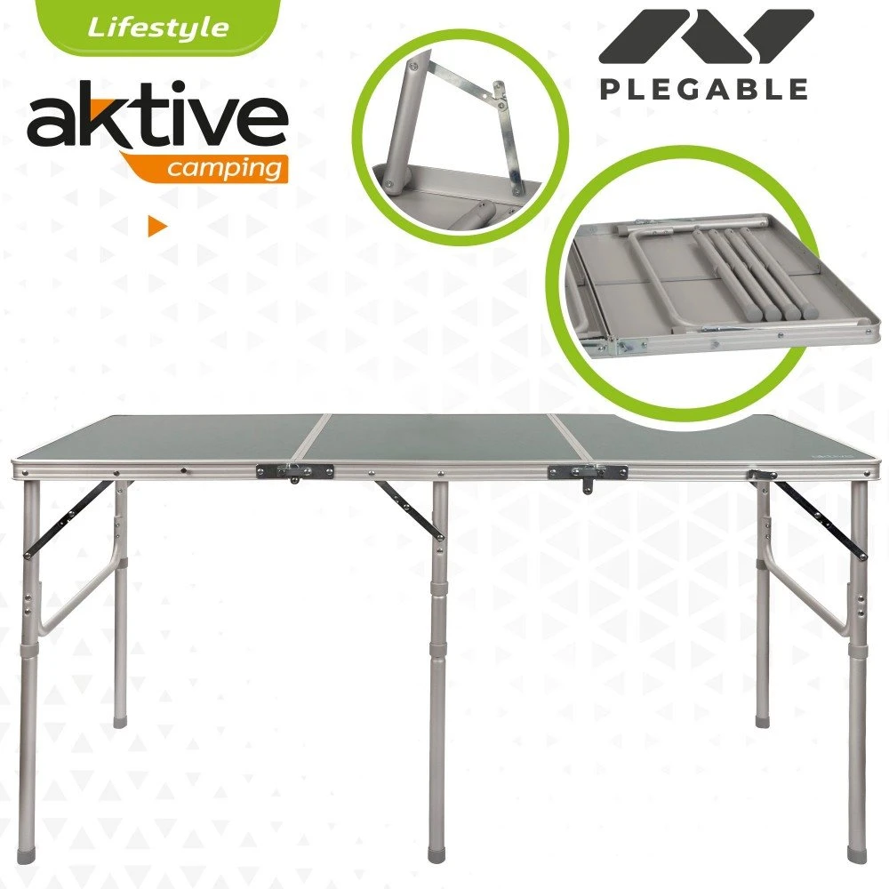 Mesa Plegable De Camping Aktive 5 Mesa Plegable De Camping Aktive - Imagen 3