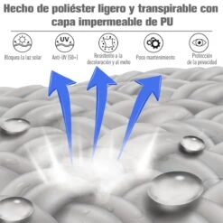 Outsunny Toldo Vertical Enrollable Con Manivela Protección UV Para Interior Y Exterior Balcón Porche Terraza 140x250 Cm Gris 17 Outsunny Toldo Vertical Enrollable Con Manivela Protección UV Para Interior Y Exterior Balcón Porche Terraza 140x250 Cm Gris -OUTSUNNY TIENDA a04fcd923686e6a52ecda212267f649b4d6c96e0 21ef4e1d202a41a0a28d3361ce16c5ce