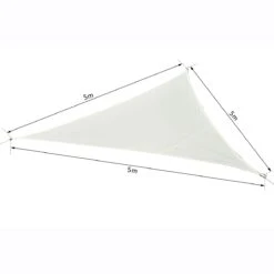 Outsunny Toldo Vela Color Crema Sombrilla Parasol Triangulo Tela De Poliéster Jardin Playa Camping Sombra (varios Colores Y Medidas), Medida 5x5x5 Metros, Color Crema 9 Outsunny Toldo Vela Color Crema Sombrilla Parasol Triangulo Tela De Poliéster Jardin Playa Camping Sombra (varios Colores Y Medidas), Medida 5x5x5 Metros, Color Crema -OUTSUNNY TIENDA a076189814e05fabcff8eea8c5ae469b2dfe6fe6 9f4b15f7e6924cc7af8f5ff5af005c13