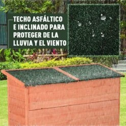 Outsunny Armario De Jardín De Madera 128x49x91 Cm Cobertizo Para Almacenaje De Herramientas Con Techo Asfáltico 2 Niveles Y 2 Puertas Con Cerraduras Para Exterior Terraza Natural 15 Outsunny Armario De Jardín De Madera 128x49x91 Cm Cobertizo Para Almacenaje De Herramientas Con Techo Asfáltico 2 Niveles Y 2 Puertas Con Cerraduras Para Exterior Terraza Natural -OUTSUNNY TIENDA a0e0bb4770f8a576dc1b16f48b5df165c9f3e83f 92444d500c67482282eb6c6df03c39da