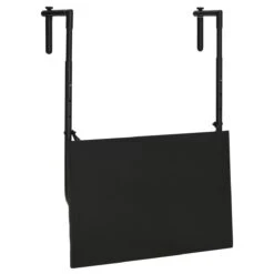 Outsunny Mesa Colgante Para Balcón Mesa De Pared De Acero Con Altura Ajustable En 4 Posiciones Carga Máx. 15 Kg Para Terraza Jardín 60x60,5x56-71 Cm Negro 17 Outsunny Mesa Colgante Para Balcón Mesa De Pared De Acero Con Altura Ajustable En 4 Posiciones Carga Máx. 15 Kg Para Terraza Jardín 60x60,5x56-71 Cm Negro -OUTSUNNY TIENDA a20c9d147bd5f55f74ed088ee3ddc5a85537f1fd 141a2c763c2146c1bf4d5a01a44b0e35