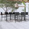 Juego De Comedor Para Jardín 9 Piezas Negro VidaXL 1 Juego De Comedor Para Jardín 9 Piezas Negro VidaXL -OUTSUNNY TIENDA a2372575b21128b1d4851239cb184c1c2d507cff 6605796b143942f7bf06f46a89b4d52a