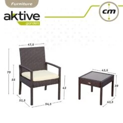 Conjunto Muebles Terraza Con Sillones Y Mesita Ratán Aktive 16 Conjunto Muebles Terraza Con Sillones Y Mesita Ratán Aktive -OUTSUNNY TIENDA a31e6633fa5d31a6e01e365c167b7999b167812c 7e10e83f072741189380ef991c4df42f
