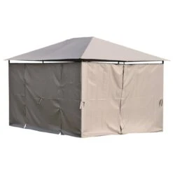 Outsunny Cenador Con Techo Al Aire Libre Gazebo Pabellón Exterior Con Pared Lateral Cenador Carpa De Jardín 4x3 M Marco De Acero Para Fiesta Eventos 13 Outsunny Cenador Con Techo Al Aire Libre Gazebo Pabellón Exterior Con Pared Lateral Cenador Carpa De Jardín 4x3 M Marco De Acero Para Fiesta Eventos -OUTSUNNY TIENDA a35756f660bace6fae26c890c387f98c05f998d0 a33d4589cc5e4f46bc3c25f279892963