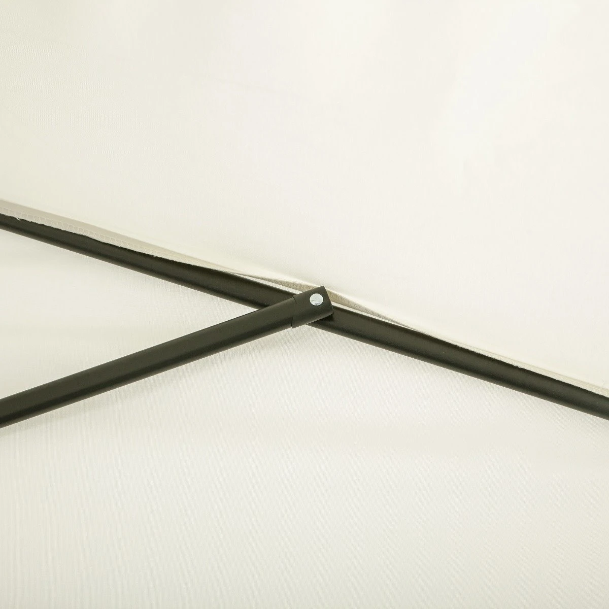 Outsunny Sombrilla Semicircular 230x130x245 Cm Parasol Para Pared De Jardín Con Manivela Y Mástil De Metal De Ø38 Mm Terraza Balcón Beige 7 Outsunny Sombrilla Semicircular 230x130x245 Cm Parasol Para Pared De Jardín Con Manivela Y Mástil De Metal De Ø38 Mm Terraza Balcón Beige - Imagen 5