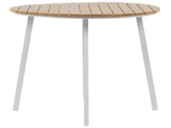 Mesa De Jardín De Madera Plástica Clara/blanco ø 105 Cm CAVOLI 11 Mesa De Jardín De Madera Plástica Clara/blanco ø 105 Cm CAVOLI -OUTSUNNY TIENDA a525f613c31bcfb0744d7641de3ad3be3a659346 cd4eecc50d9f42098b306e5d8dac9630