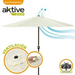 Sombrilla Para Terraza Y Jardín Ø270 Cm C/protección UV50 Aktive 12 Sombrilla Para Terraza Y Jardín Ø270 Cm C/protección UV50 Aktive -OUTSUNNY TIENDA a6da3bf1aaed72df204287091fbb75759813bdd1 61f1e4ef3e1147b0a1cf49918ba223a7