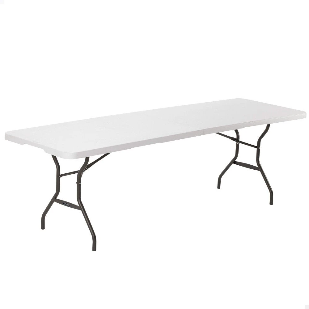 Mesa Rectangular Plegable Blanco LIFETIME 245 X 76 X 74 Cm 5 Mesa Rectangular Plegable Blanco LIFETIME 245 X 76 X 74 Cm - Imagen 3