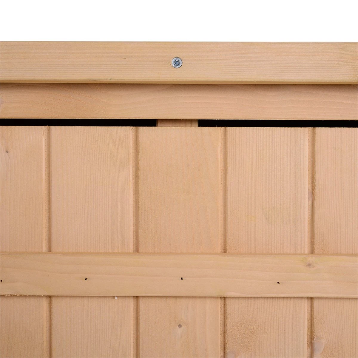 Outsunny Caseta De Jardín De Madera 75x56x115 Cm Armario Cobertizo De Exterior Para Herramientas Con 3 Estantes Interiores Puerta Con Pestillo Y Techo Asfáltico Natural 10 Outsunny Caseta De Jardín De Madera 75x56x115 Cm Armario Cobertizo De Exterior Para Herramientas Con 3 Estantes Interiores Puerta Con Pestillo Y Techo Asfáltico Natural - Imagen 8