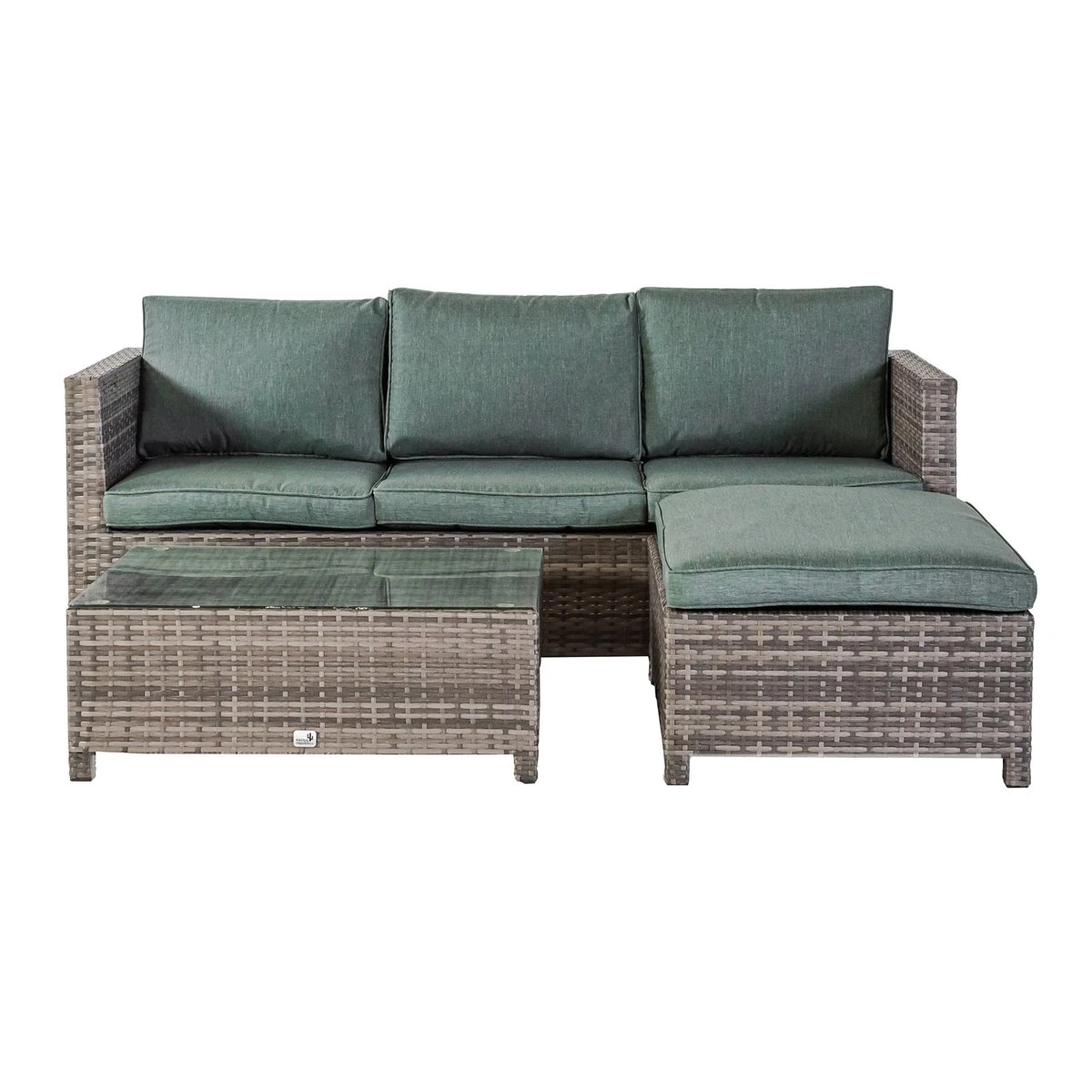 Set De Jardín IBIZA 2, Gris Oscuro 3 Set De Jardín IBIZA 2, Gris Oscuro