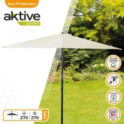 Sombrilla Para Jardín Cuadrada 270x270 Cm C/protección UV50 Aktive 10 Sombrilla Para Jardín Cuadrada 270x270 Cm C/protección UV50 Aktive -OUTSUNNY TIENDA aa5c7872d99a2eda77a2f5a45e2c9f472865235d a8f6a46078554bcbb45a212847e15edb