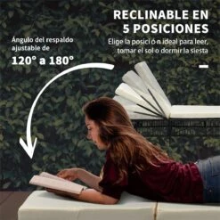 Outsunny Conjunto De 2 Tumbonas De Jardín Exterior Tumbonas De Mimbre Tejido Con Mesa De Tapa De Vidrio Respaldo Reclinable De 5 Posiciones Y Cojines Suaves 196x54x32 Cm Negro -OUTSUNNY TIENDA aa8f936a76c710f651cf1b03ef2a1e56d59426d4 e4fb8e6a69d2499eba0c8022f660daa8