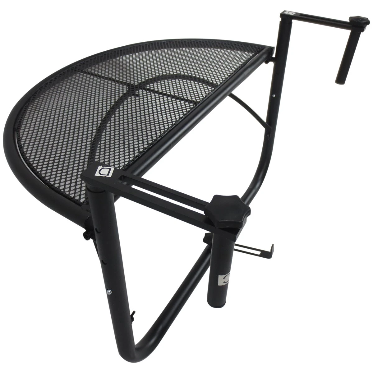 Outsunny Mesa Colgante De Balcón Semicircular 60x45x50 Cm Ajustable En Altura Simple Y Conveniente Para Barandilla De Balcón Terraza Patio 6 Outsunny Mesa Colgante De Balcón Semicircular 60x45x50 Cm Ajustable En Altura Simple Y Conveniente Para Barandilla De Balcón Terraza Patio - Imagen 4