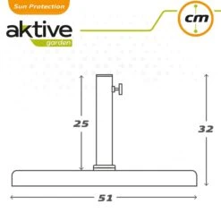 Soporte Cuadrado Poliresina Para Parasol 38-48 Aktive Garden 14 Soporte Cuadrado Poliresina Para Parasol 38-48 Aktive Garden -OUTSUNNY TIENDA adbf4fd66a717485ee238936f12c11d30a4ddd17 465623975f0e4c18adb5881768d1a689