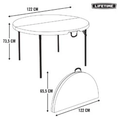 Mesa Redonda Plegable LIFETIME Ø122 X 74 Cm 17 Mesa Redonda Plegable LIFETIME Ø122 X 74 Cm -OUTSUNNY TIENDA aff65581b9d7e9820e8057cb21e8176f50269942 38888a57b5ea4962befc1f527e0b61f6