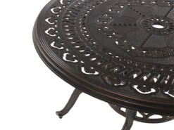 Mesa De Jardín De Metal Marrón Oscuro ⌀ 102 Cm SALENTO 11 Mesa De Jardín De Metal Marrón Oscuro ⌀ 102 Cm SALENTO -OUTSUNNY TIENDA affe6207cf8e5a9f2b6aaf617e0220b022f44a9a 9450d63278484435b1988b512e447d5d