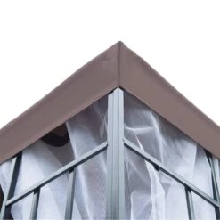 Outsunny Cenador De Jardín 3x3 M Pabellón Para Exterior Con Doble Techo De Ventilación 4 Mosquiteras Extraíbles Y Marco De Acero Protección Solar Para Fiestas Eventos Café 19 Outsunny Cenador De Jardín 3x3 M Pabellón Para Exterior Con Doble Techo De Ventilación 4 Mosquiteras Extraíbles Y Marco De Acero Protección Solar Para Fiestas Eventos Café -OUTSUNNY TIENDA b053a975b129fc2796278461c874d1379b649302 9c06b032690349b4b48a0aee8648287b