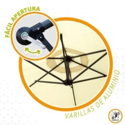 Parasol Excéntrico Banana 270 Cm Crema Mástil Aluminio Aktive Garden 12 Parasol Excéntrico Banana 270 Cm Crema Mástil Aluminio Aktive Garden -OUTSUNNY TIENDA b27b07991f977fc46f9fb2c922d2f16fe780a070 115549c4dac942c893c92eaf1a9df672