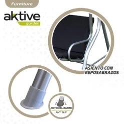 Balancín Para Jardín Negro C/toldo Inclinable 3 Plazas Aktive 14 Balancín Para Jardín Negro C/toldo Inclinable 3 Plazas Aktive -OUTSUNNY TIENDA b318ff06dc6a15555ea608aaabe01b9ccde0c40a be91eb18dd08454ca71ea122a7504538