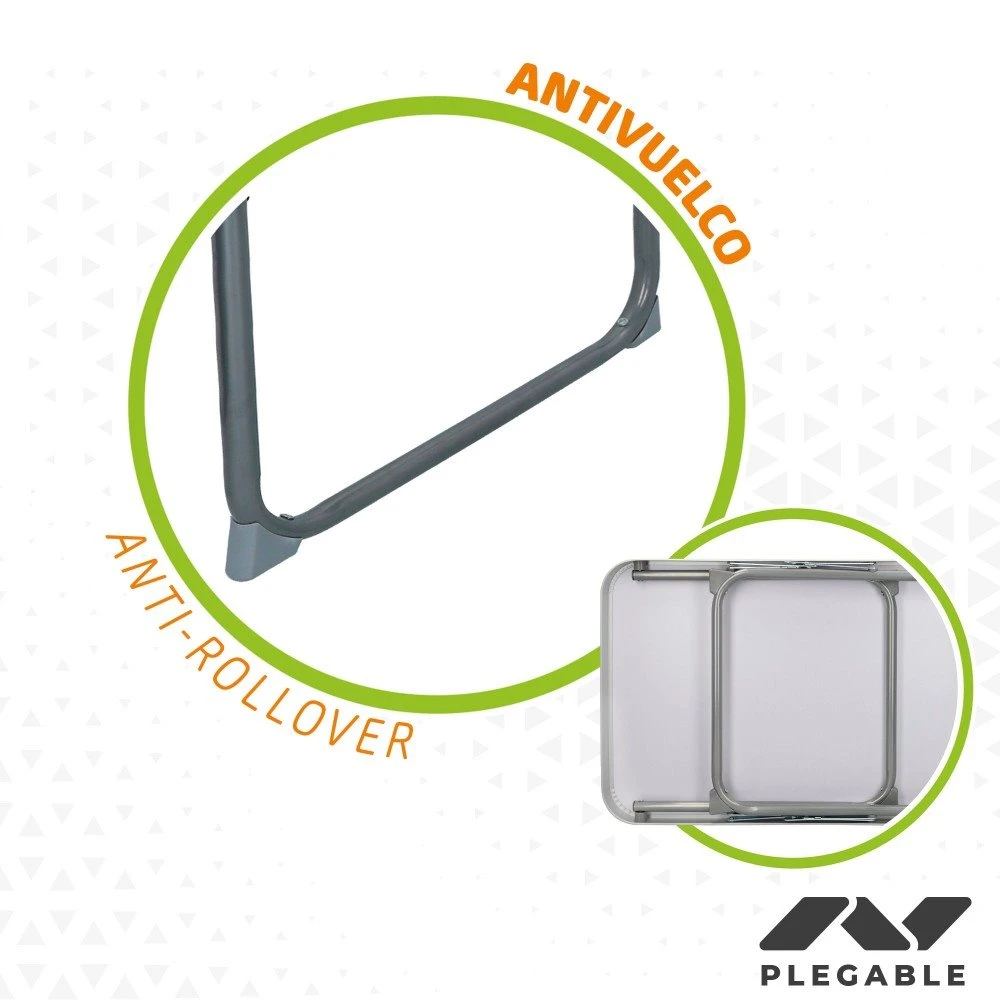 Mesa Plegable Baja Aktive Camping Blanca 6 Mesa Plegable Baja Aktive Camping Blanca - Imagen 4