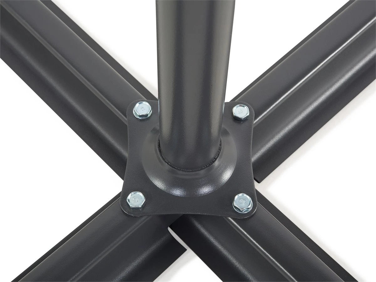 Sombrilla Voladiza De Poliéster Rojo/borgoña 300 Cm RAVENNA 9 Sombrilla Voladiza De Poliéster Rojo/borgoña 300 Cm RAVENNA - Imagen 7