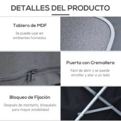 Outsunny Armario Cocina De Camping Plegable Con Paravientos 3 Estantes Bolsa De Almacenamiento Encimera 58X65x93 Cm Para Exterior Acampadas Picnics Tela Oxford Negro 16 Outsunny Armario Cocina De Camping Plegable Con Paravientos 3 Estantes Bolsa De Almacenamiento Encimera 58X65x93 Cm Para Exterior Acampadas Picnics Tela Oxford Negro -OUTSUNNY TIENDA b591b9920e7a34a1dfe52f564e2798d0254f9a02 1e943fa83e5046e09850ea61f825b134