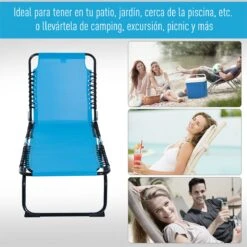 Outsunny Tumbona Plegable Y Ajustable De 4 Posiciones Silla Reclinable De Jardín Con Sistema De Cordones Para Exterior Marco Acero 197x58x76 Cm Azul Claro 20 Outsunny Tumbona Plegable Y Ajustable De 4 Posiciones Silla Reclinable De Jardín Con Sistema De Cordones Para Exterior Marco Acero 197x58x76 Cm Azul Claro -OUTSUNNY TIENDA b633e734ff9803fe19ca0c24578842c2f61375cd 5a0cfbcc8dc04339b8094ebbba5b4bd7