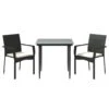 Set Comedor De Jardín 3 Pzas Con Cojines Ratán Sintético Negro VidaXL -OUTSUNNY TIENDA b6d6ef597ed84e009b865b56abe20b5cf820a2ad 10c9e241023f44a6923223e33267c434