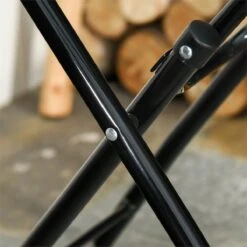 Outsunny Mesa De Vidrio Redonda Plegable Mesa De Jardín Con Hebilla De Seguridad Borde Cubierto De Metal Patio Interior Y Exterior Ø45x50 Cm Negro -OUTSUNNY TIENDA b788c89aa9664eb68fd3ca84c07aa8f585e9495a e687d60bc7354eab9613c0b8720e012d