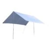 Outsunny Toldo De Refugio Portátil Impermeable Carpa Tienda De Campaña Grande Para Camping Playa Picnic Protección Solar Blanco