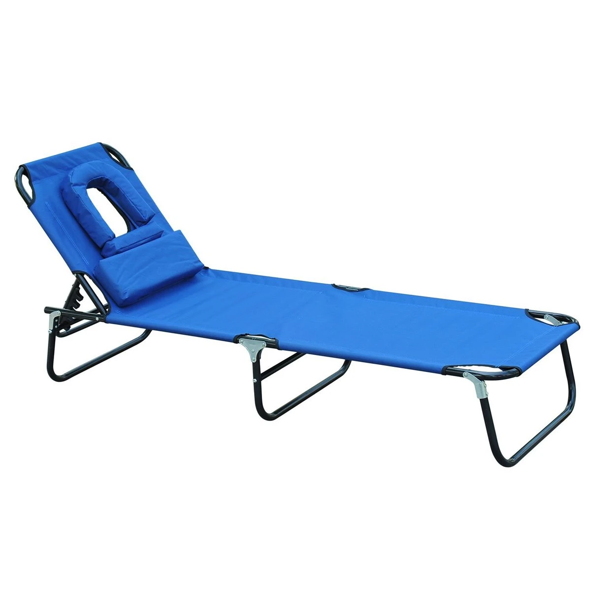 Outsunny Tumbona Plegable Con Respaldo Ajustable En 4 Posiciones Tumbona De Jardín Con Almohada Marco De Acero Y Tela Oxford Para Camping Playa Terraza 190x56x28 Cm Azul 3 Outsunny Tumbona Plegable Con Respaldo Ajustable En 4 Posiciones Tumbona De Jardín Con Almohada Marco De Acero Y Tela Oxford Para Camping Playa Terraza 190x56x28 Cm Azul