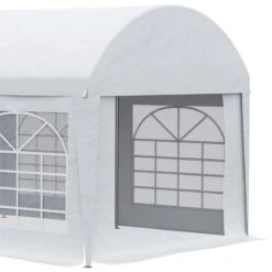 Outsunny Carpa De Jardín 6x3 M Carpa Para Fiestas Cenador Con Paredes Laterales Extraíbles Puerta Con Cremalleras Y 6 Ventanas Protección UV Para Exterior Eventos Bodas Blanco 18 Outsunny Carpa De Jardín 6x3 M Carpa Para Fiestas Cenador Con Paredes Laterales Extraíbles Puerta Con Cremalleras Y 6 Ventanas Protección UV Para Exterior Eventos Bodas Blanco -OUTSUNNY TIENDA ba46f6692f077b5557fa204fb0cc4f15d67870b2 fcb99245699c4877b7abe195487529b5