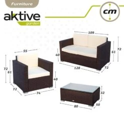 Conjunto Muebles Terraza Sillones, Sofá Y Mesita Ratán Aktive 18 Conjunto Muebles Terraza Sillones, Sofá Y Mesita Ratán Aktive -OUTSUNNY TIENDA bade338b33d7a89584fc0e2a295d5c56108089bc e9e78947e34340cfbc4ea09a8cf55749