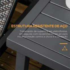 Outsunny Mesa De Jardín Cuadrada Mesa De Centro De Patio Con Orificio Para Sombrillas De Ø45 Mm Mesa Auxiliar Con Marco De Acero 51x51x51 Cm Gris 15 Outsunny Mesa De Jardín Cuadrada Mesa De Centro De Patio Con Orificio Para Sombrillas De Ø45 Mm Mesa Auxiliar Con Marco De Acero 51x51x51 Cm Gris -OUTSUNNY TIENDA bc4e89cdba9e79ea52dac83fcd787569af397e24 92c8f8a4930a49e0a32aaa075cc8e14e