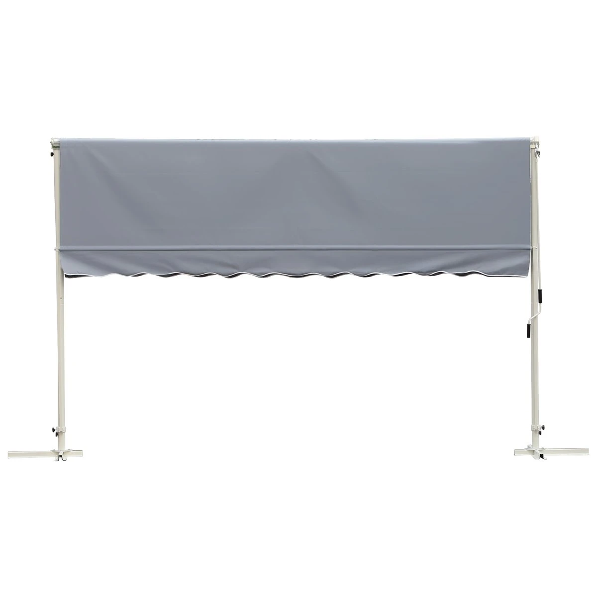 Outsunny Toldo De Pie Independiente 300x295x260 Cm Con Manivela Doble Cara Ángulo Ajustable Portátil Protección Solar Para Jardín Terraza Patio Gris 12 Outsunny Toldo De Pie Independiente 300x295x260 Cm Con Manivela Doble Cara Ángulo Ajustable Portátil Protección Solar Para Jardín Terraza Patio Gris - Imagen 10