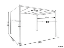Cenador LED De Metal/poliester Gris Oscuro/negro 310 Cm PARGA 14 Cenador LED De Metal/poliester Gris Oscuro/negro 310 Cm PARGA -OUTSUNNY TIENDA bccaae33fa660b6b678a409937d2ada06169a253 d27f6139fa9e46b3beaabac527e642b1
