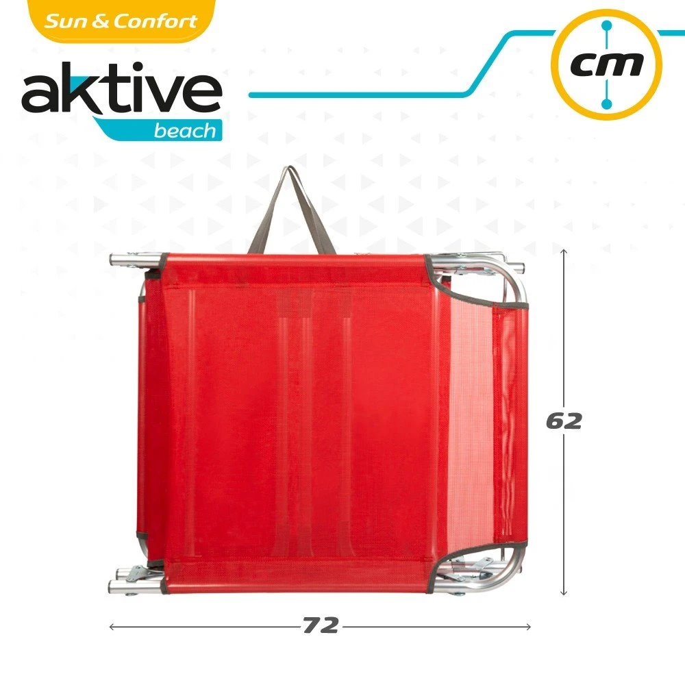 Tumbona De Playa Plegable Con Respaldo Reclinable Aktive Beach 9 Tumbona De Playa Plegable Con Respaldo Reclinable Aktive Beach - Imagen 7