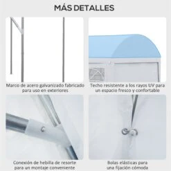 Outsunny Carpa De Jardín 6x3 M Carpa Para Fiestas Cenador Con Paredes Laterales Extraíbles Puerta Con Cremalleras Y 6 Ventanas Protección UV Para Exterior Eventos Bodas Blanco 16 Outsunny Carpa De Jardín 6x3 M Carpa Para Fiestas Cenador Con Paredes Laterales Extraíbles Puerta Con Cremalleras Y 6 Ventanas Protección UV Para Exterior Eventos Bodas Blanco -OUTSUNNY TIENDA be78002ad66af7b14966da29ce90bb014efb1b95 f14b746233e34697970123bdd87f956c