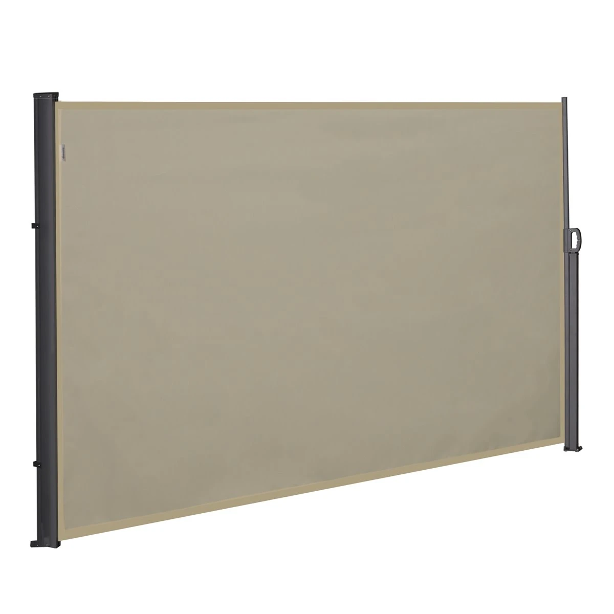 Outsunny Toldo Lateral Retráctil 300x180 Cm Pantalla Enrollable Mampara De Privacidad Y Protección Solar Para Balcón Terraza Color Crema 3 Outsunny Toldo Lateral Retráctil 300x180 Cm Pantalla Enrollable Mampara De Privacidad Y Protección Solar Para Balcón Terraza Color Crema