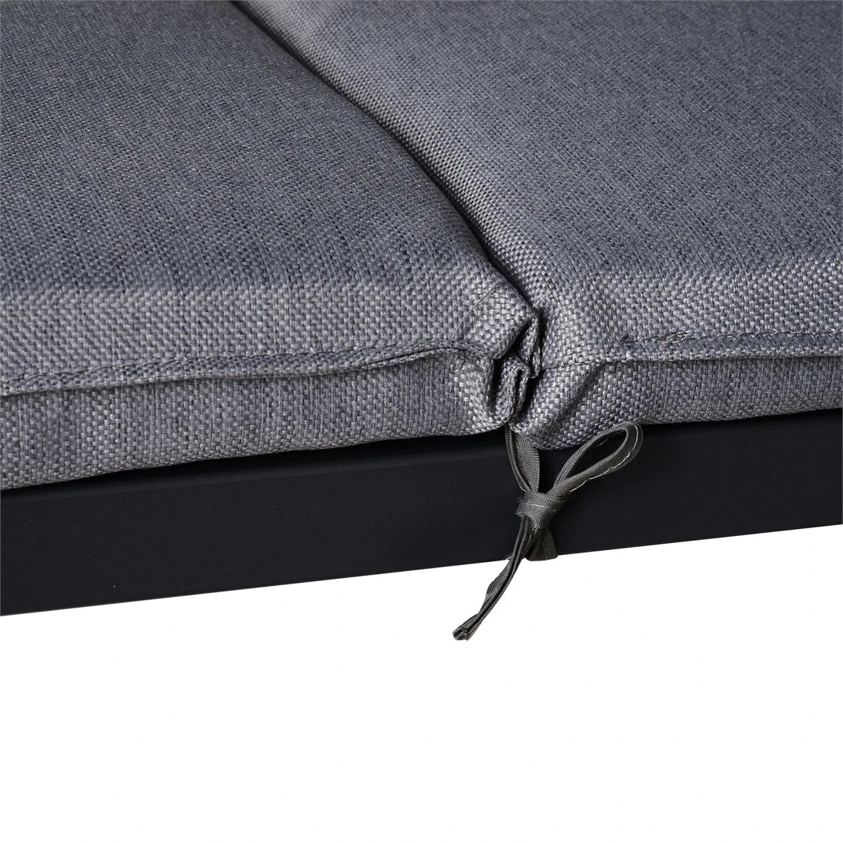 Outsunny Balancín Con Toldo Ajustable De 3 Plazas Columpio De Jardín Con Dosel Cojines Para Exterior Terraza Patio Carga 270 Kg 200x115x168 Cm Gris 11 Outsunny Balancín Con Toldo Ajustable De 3 Plazas Columpio De Jardín Con Dosel Cojines Para Exterior Terraza Patio Carga 270 Kg 200x115x168 Cm Gris - Imagen 9