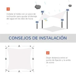 Outsunny Toldo Vela Rectángulo 4x6m Toldo Parasol Vela De Sombra Protección UV Poliéster Para Patio Terraza Jardín 15 Outsunny Toldo Vela Rectángulo 4x6m Toldo Parasol Vela De Sombra Protección UV Poliéster Para Patio Terraza Jardín -OUTSUNNY TIENDA c09f94b64233dc515ef8f9df25eb10bf4e5ec969 4b2cc9ee44ab48bb97e5b2485ef01d4f