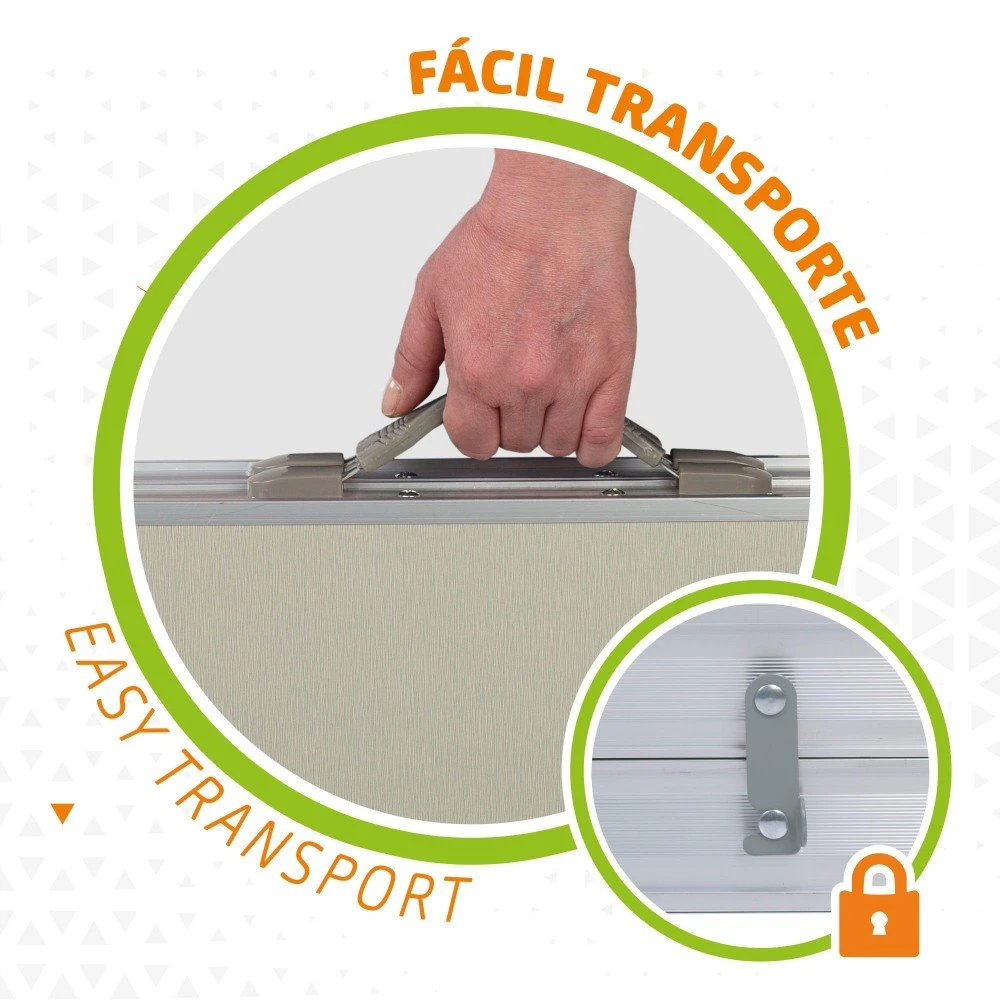 Mesa Plegable De Camping Con Bancos Aktive 6 Mesa Plegable De Camping Con Bancos Aktive - Imagen 5