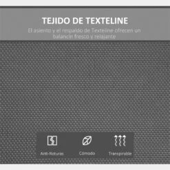 Outsunny Columpio Balancín De Jardín De 2 Plazas Con Techo Ajustable Respaldo Transpirable Y Marco De Acero Para Balcón Terraza Exterior Carga Máx. 220 Kg 150x110x170 Cm Gris 16 Outsunny Columpio Balancín De Jardín De 2 Plazas Con Techo Ajustable Respaldo Transpirable Y Marco De Acero Para Balcón Terraza Exterior Carga Máx. 220 Kg 150x110x170 Cm Gris -OUTSUNNY TIENDA c0f2672fa3d9ab6960dab820c88f974ea209ec51 844e8531c17047eab5f1fd19a16824a6